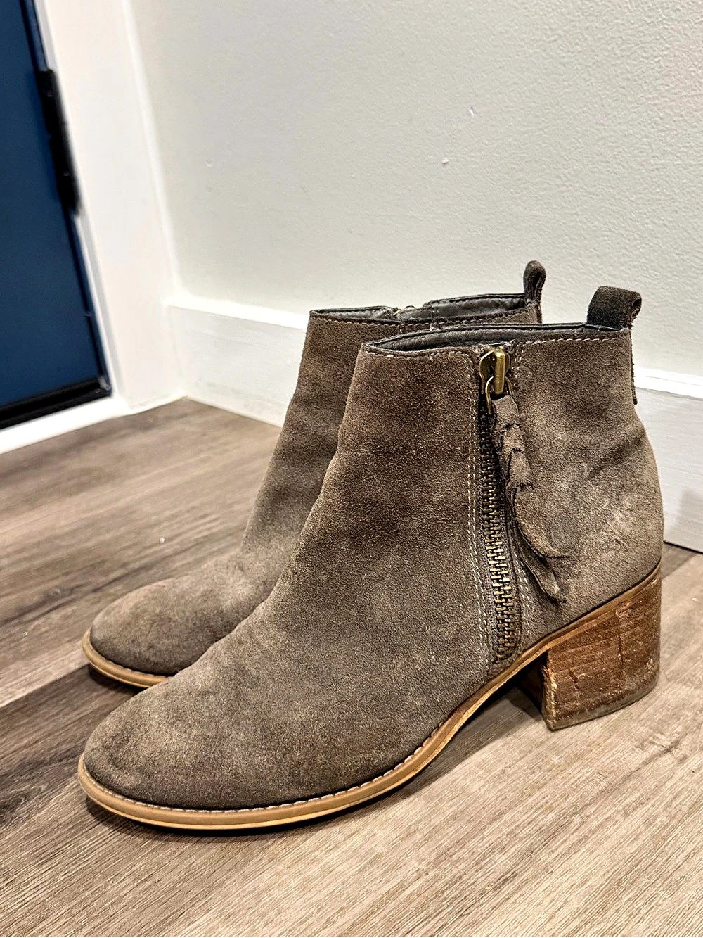 BP Suede Ankle Boots in Brown